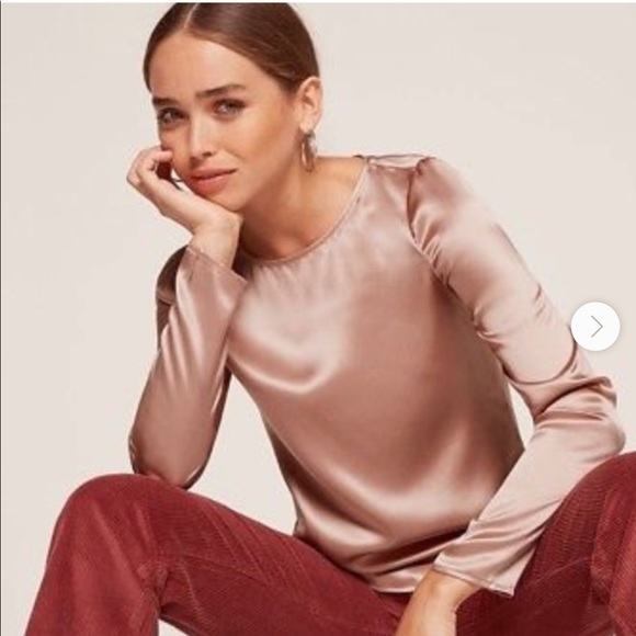 Reformation pink long sleeve top size small - Picture 1 of 16